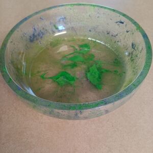 Green and Blue Decorative Bowl